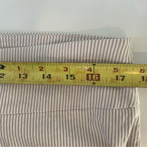 Zac & Rachel Tan Stripped Capris Size 12 - Picture 9 of 9